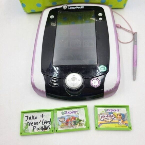 LeapFrog LeapPad Ultra Pink Learning Tablet 3 Games Pocketbook Case - Picture 1 of 10